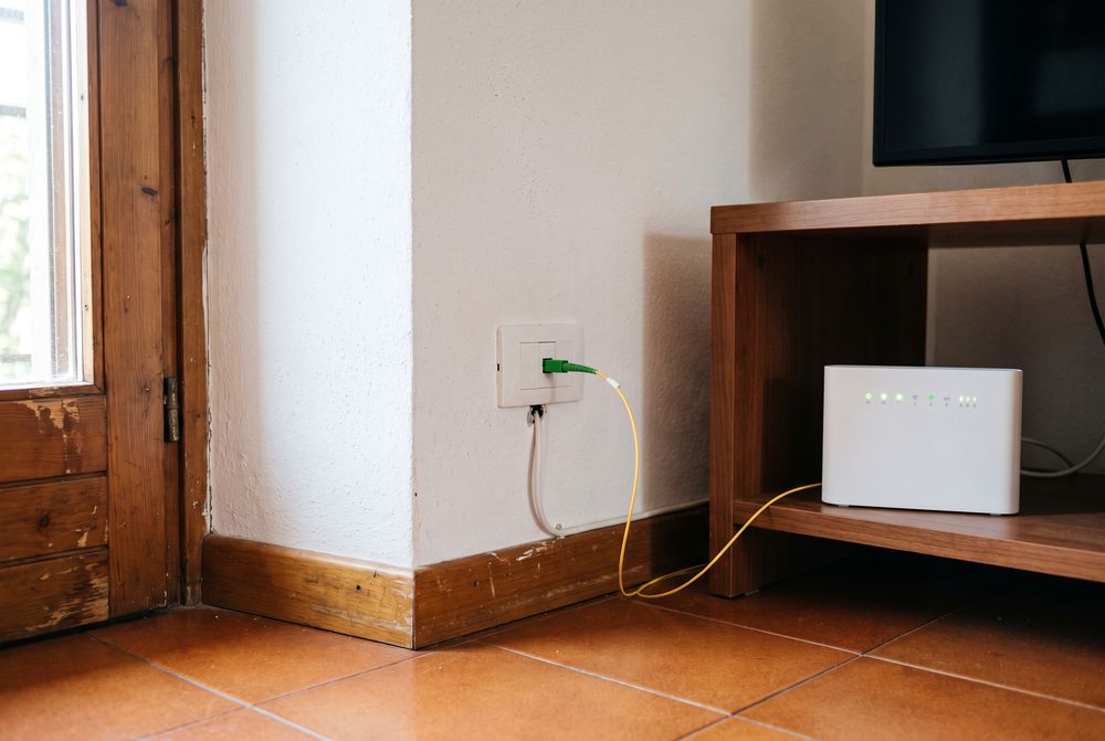 La presa della fibra dentro casa